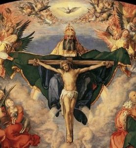 Crucified Christ painting