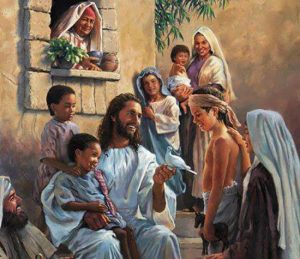 Image of Jesus with children