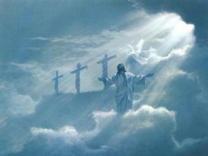 Images of Jesus in the clouds