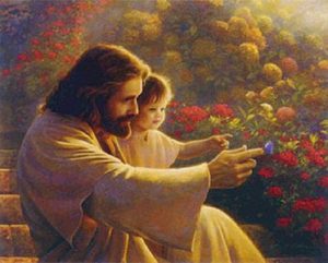 Image of Jesus with children
