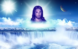 Pictures of Jesus Christ in the clouds