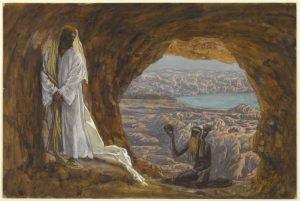 Picture of Jesus on the mountain