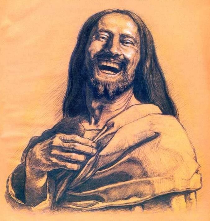 Jesus laughing pictures