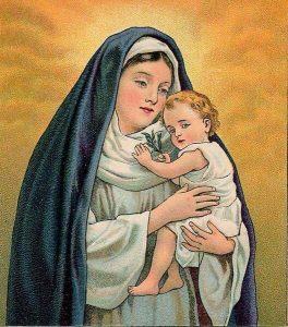 Pictures of Jesus and Mary