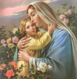 Images of Jesus and Mary