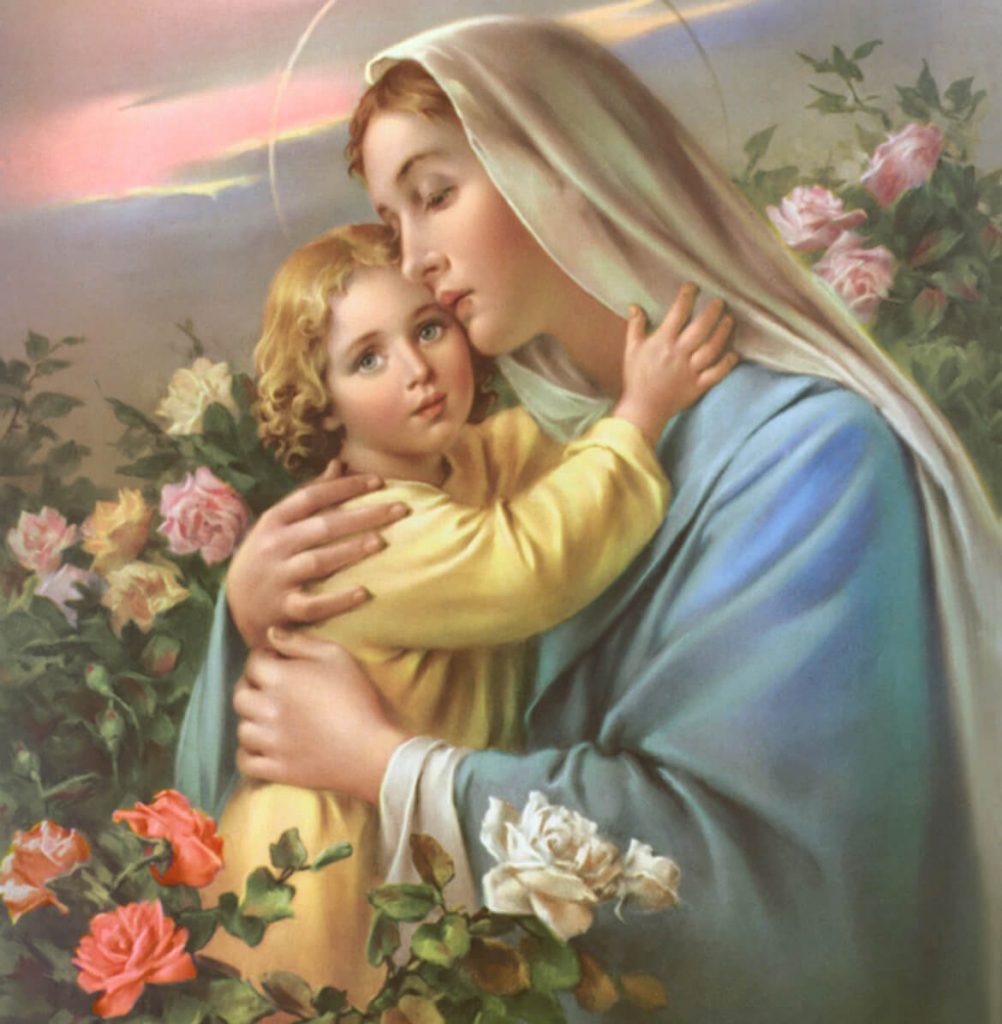 Images of Jesus and Mary