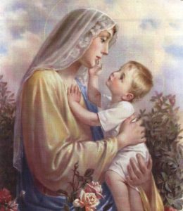 Images of Jesus and Mary