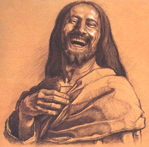 Jesus smiling