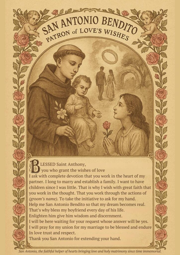 Prayer to Saint Anthony to get married