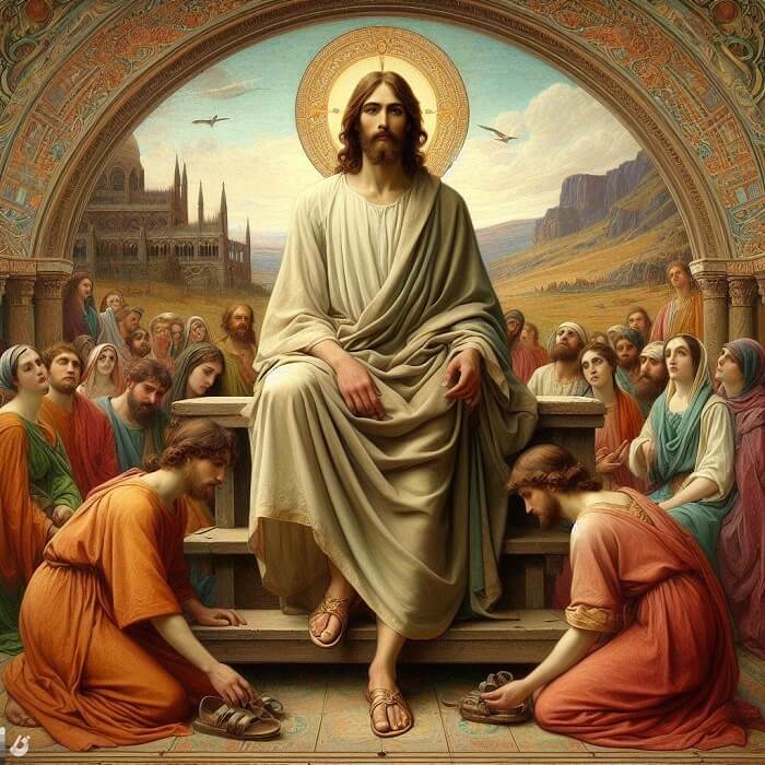Pictures of Jesus Sandals