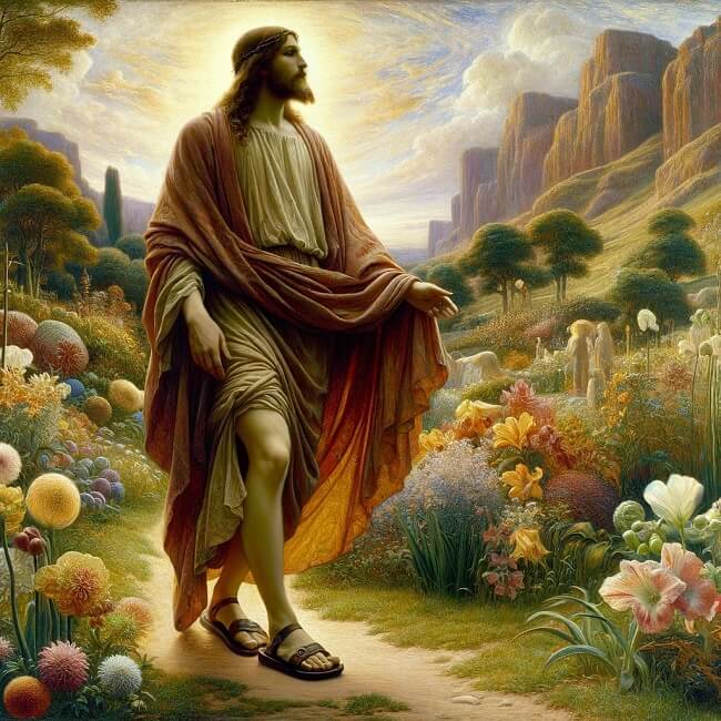 Pictures of Jesus Sandals