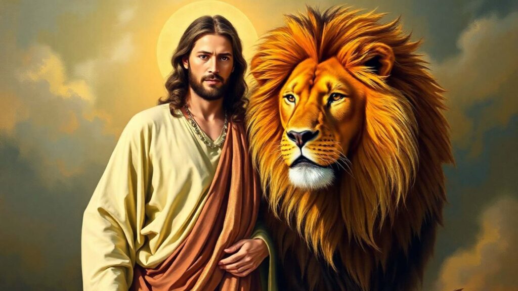 Jesus & the Lion