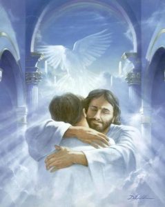 Image of Jesus Christ in Heaven 