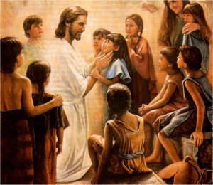 Image of Jesus with children