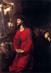 Jesus praying photo