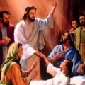 Jesus healing others